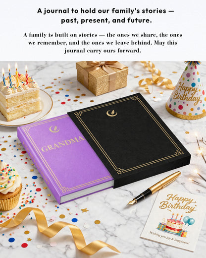 Grandma's Life Story Journal (Hardcover): A Meaningful Keepsake for Grandma to Share Her Journey and Memories