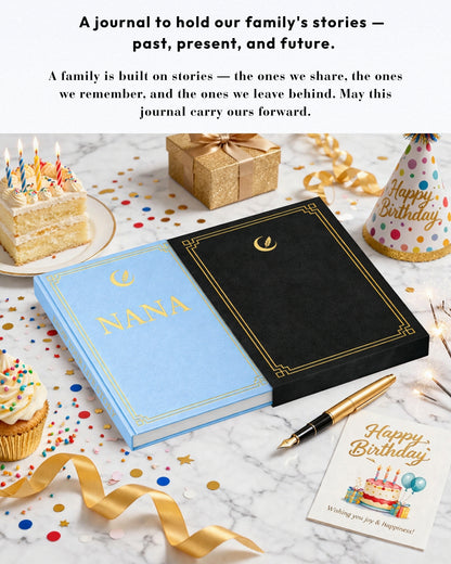 Nana's Life Story Journal (Hardcover): A Meaningful Keepsake for Nana to Share Her Journey and Memories,Sentimental Gifts for Mother's Day, Birthday & Christmas