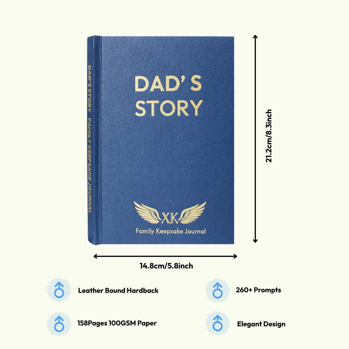 guided journal prompts for dad to capture his life and family history