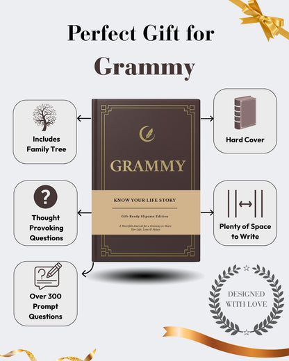 Grammy's Life Story Journal (Hardcover): A Meaningful Keepsake for Grammy to Share Her Journey and Memories