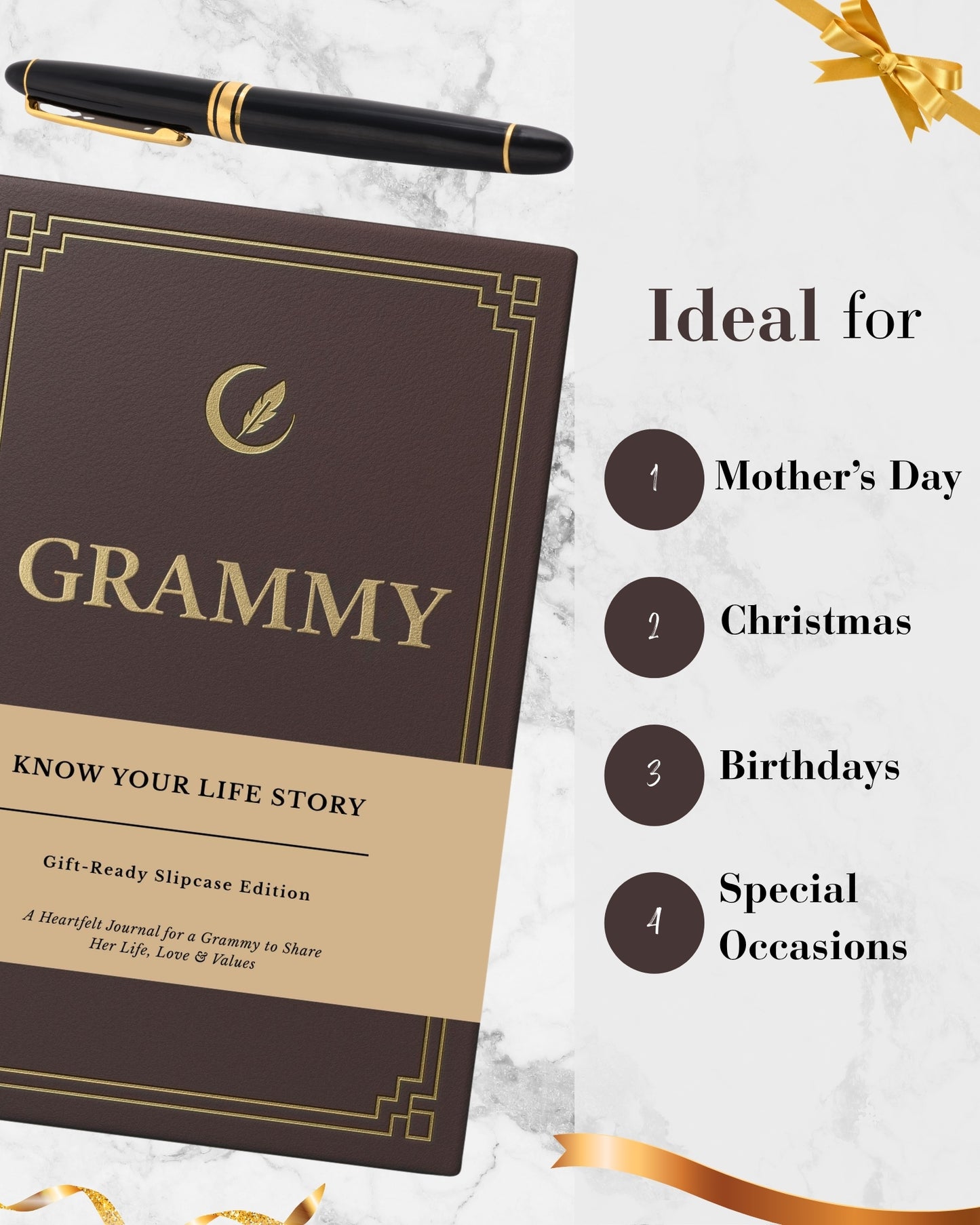 Grammy's Life Story Journal (Hardcover): A Meaningful Keepsake for Grammy to Share Her Journey and Memories