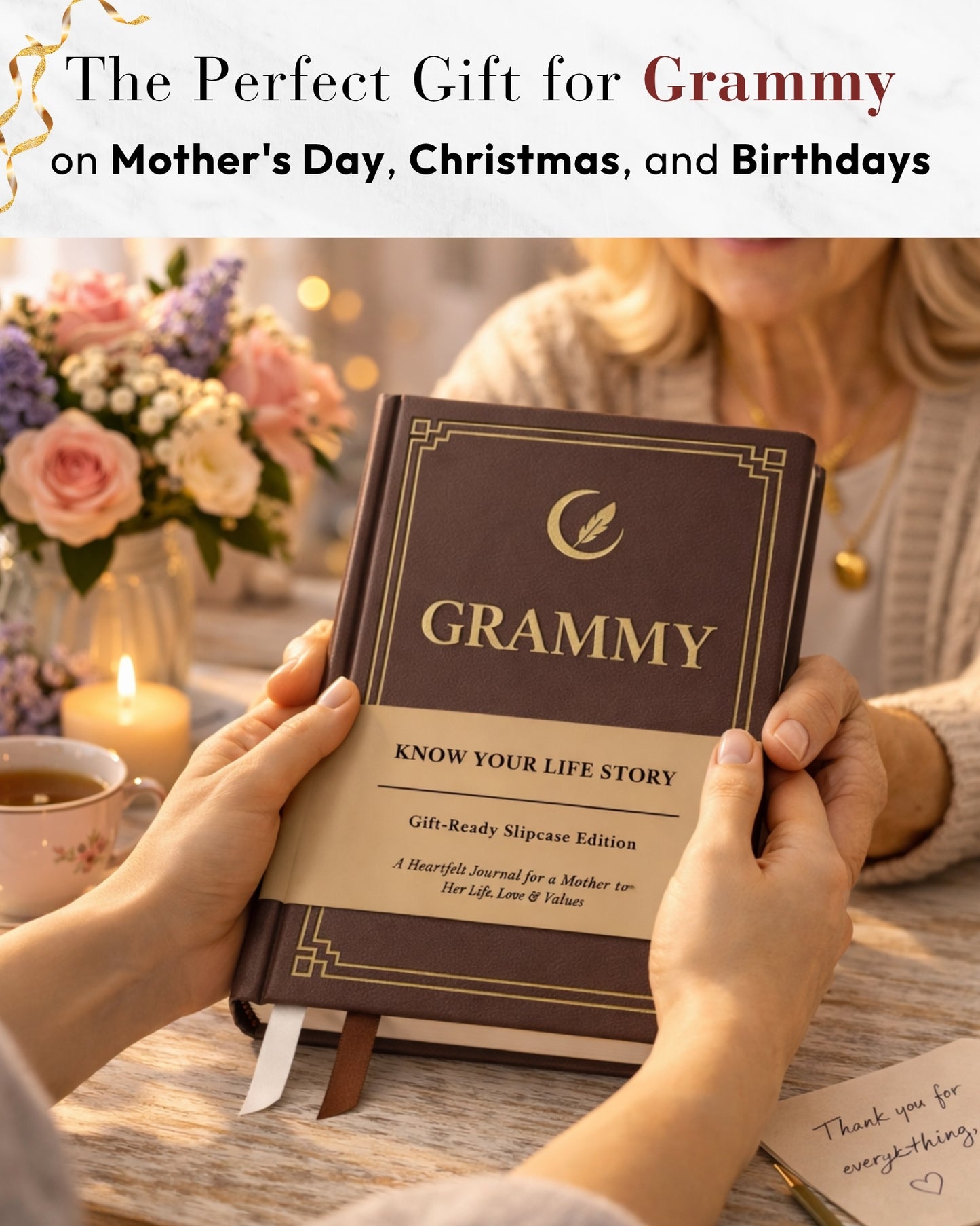 Grammy's Life Story Journal (Hardcover): A Meaningful Keepsake for Grammy to Share Her Journey and Memories
