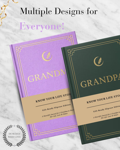 Grandma's Life Story Journal (Hardcover): A Meaningful Keepsake for Grandma to Share Her Journey and Memories
