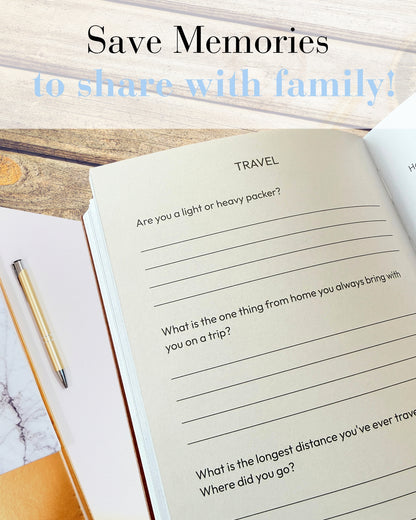 Nana's Life Story Journal (Hardcover): A Meaningful Keepsake for Nana to Share Her Journey and Memories,Sentimental Gifts for Mother's Day, Birthday & Christmas