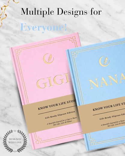 Nana's Life Story Journal (Hardcover): A Meaningful Keepsake for Nana to Share Her Journey and Memories,Sentimental Gifts for Mother's Day, Birthday & Christmas