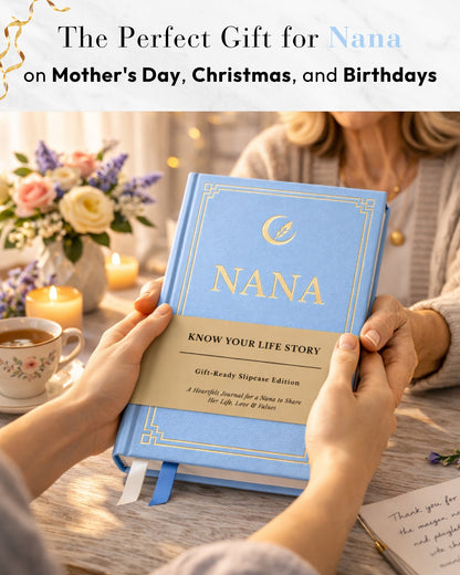 Nana's Life Story Journal (Hardcover): A Meaningful Keepsake for Nana to Share Her Journey and Memories,Sentimental Gifts for Mother's Day, Birthday & Christmas