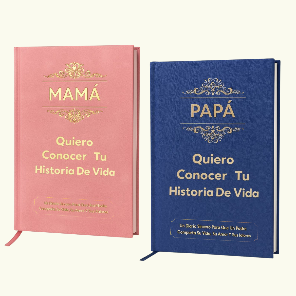 family memory keepsake book for mom and dad