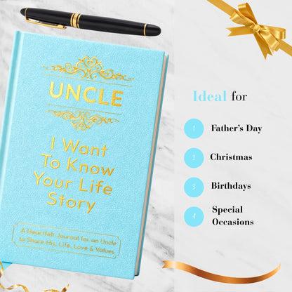 Uncle I Want to Know Your Life Story Gifts for Uncle